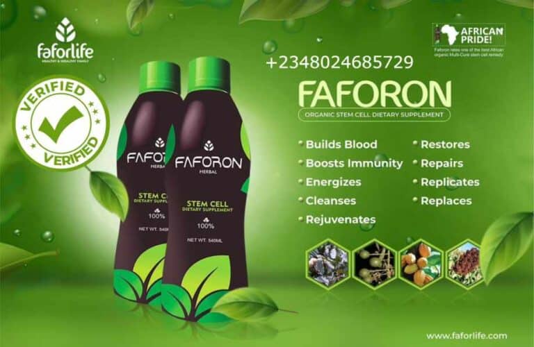 Faforon herbal bottle